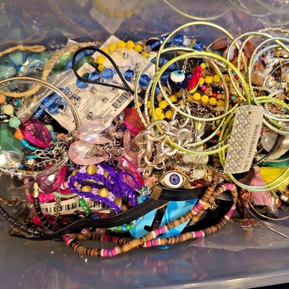Girls Mixed Jewelry Lot 5lbs Necklaces Bracelets Disney Bratz Harry Potter